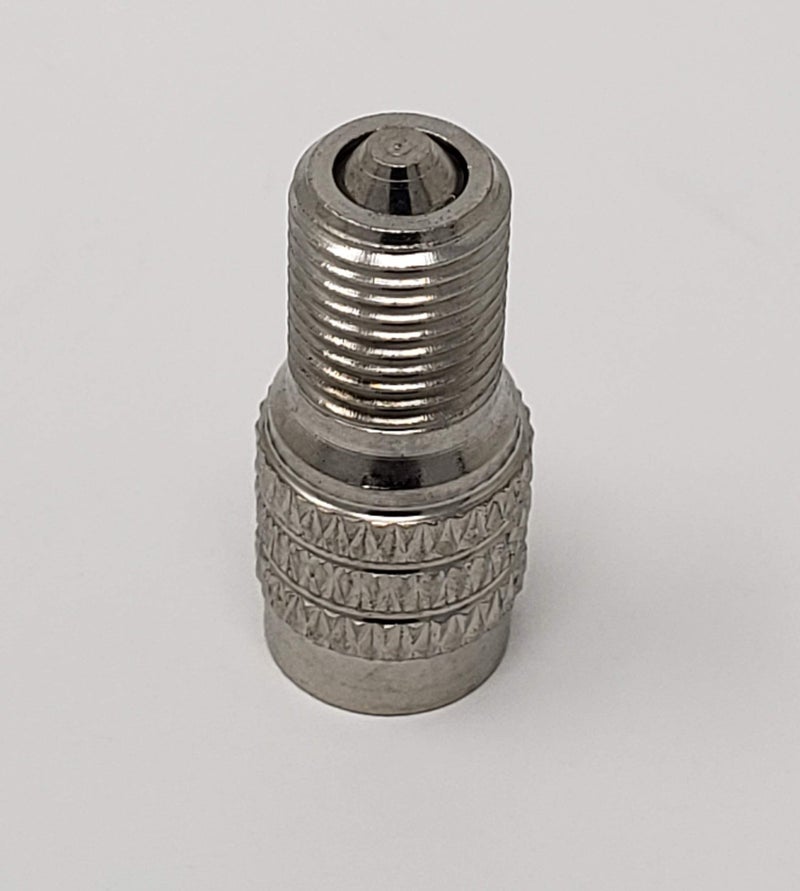 Muzzys (Pack of 50) Muzzys Double Seal Flow Through Valve Stem Tire Extension Caps Inflate Thru for High Pressure Truck Car RV Semi Tires INFLATE Tires and Check Pressure Without Removing The CAPS! V2B DS-1 - Image 1